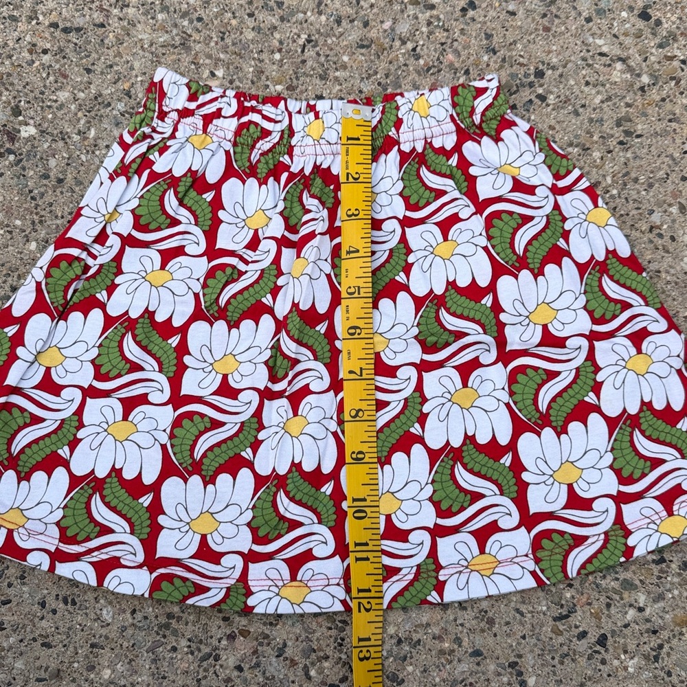 Hanna Andersson Girls Skater Skirt Size 5 100% Cotton Floral Print - Picture 4 of 8